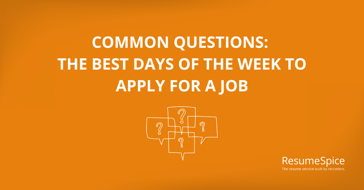 The Best Days of the Week to Apply for a Job