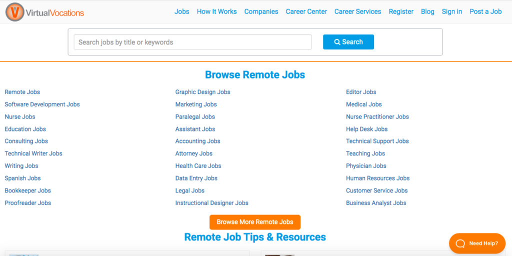 Virtual Vocations - Resumespice Virtual Vocations