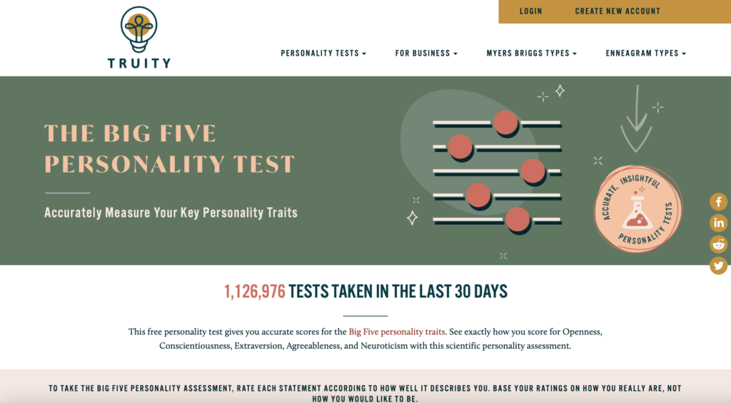 the Big Five Personality Test - Resumespice the Big Five Personality Test